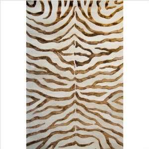  nuLOOM Earth Soft Zebra Brown Contemporary Rug   ZF01 
