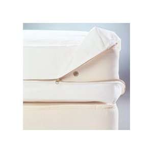   Organic Cotton barrier covers with brass zippers