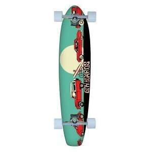  Longboard Skateboard Caravan Blue