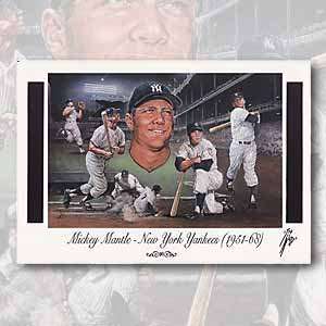  Mickey Mantle   New York Yankees (1951 1968)   Postcard 