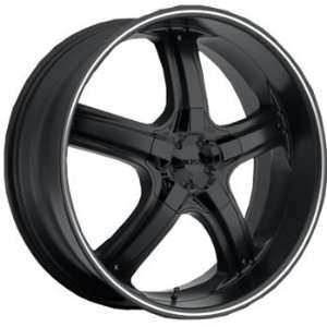 Boss 333 22x9 Flat Black Wheel / Rim 5x150 with a 28mm Offset and a 