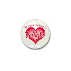  Heart Belongs Twilight Twilight Mini Button by  