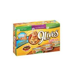  9Lives Daily Essentials Three Flavor Variety Pack Canned 