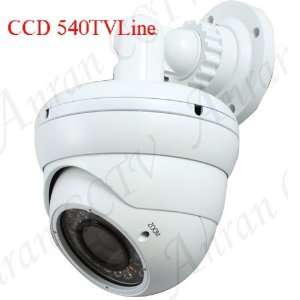  ccd 540tvline ir cctv security camera varifocal lens 4 9mm 