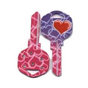  KW1 HTS KEYBLK HEARTS (Pack of 5)