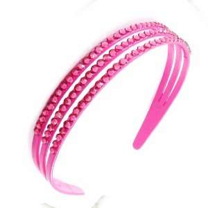  Headband Cristal pink. Jewelry