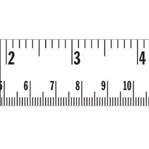  Adhesive Ruler 1 Wide, 1/10th Grads