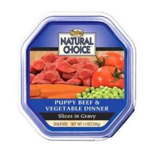  Nutro Natural Choice Puppy Food Tray Case Beef Pet 