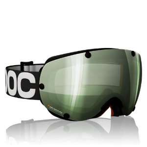  POC Lobes Black/Green Goggles(Black/Green, One Size 