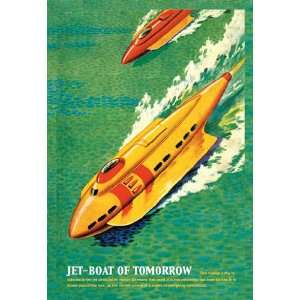  Jet Boat of Tomorrow 20x30 poster