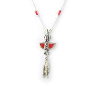  Necklace silver Navajos coral. Jewelry