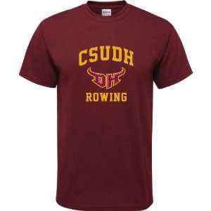  Cal State Dominguez Hills Toros Maroon Youth Rowing Arch T 