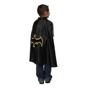  Superhero Bat Cape Black Satin Dressup Costume Play 