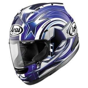Arai Corsair V Edwards Blue Full Face Motorcycle Riding Race Helmet 