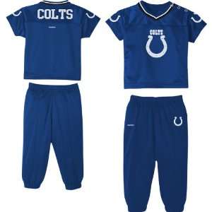  Reebok Indianapolis Colts Infant Short Sleeve Jersey And 