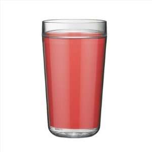 Bartenders Choice Fun Colors 24 Oz Double Wall Glass in Red  