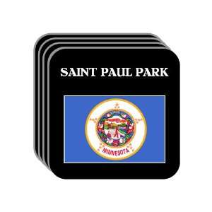 US State Flag   SAINT PAUL PARK, Minnesota (MN) Set of 4 Mini Mousepad 