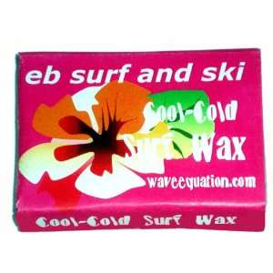  Wave Equation Cool Cold Surf Wax All Natural Beeswax 