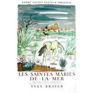  Les Saintes Maries de la mer by Yves Brayer, 20x31