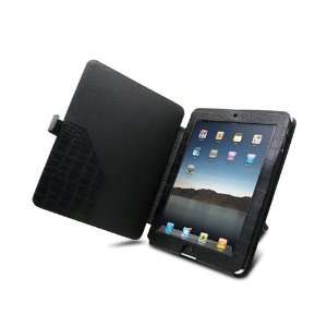  Mivizu iPad Black Croc Leather Folio Electronics