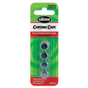  Slime 2048 A Chrome Cap   Pack of 4 Automotive