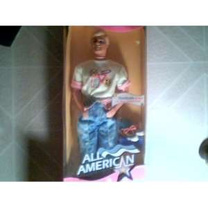  All American Barbie Ken Doll #9424 Blister Box Package w/ Reebook Hi 