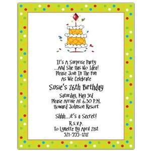  Teens Birthday Party Invitations   Cake Invitation Health 