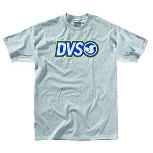  DVS Logo T Shirt   Medium/Grey/Blue Automotive