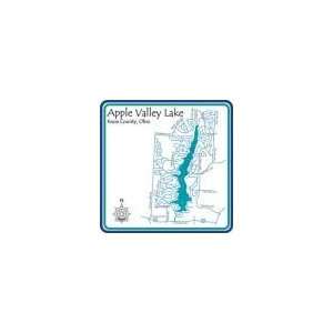  Apple Valley Lake 4.25 Square Absorbent Coaster Kitchen 
