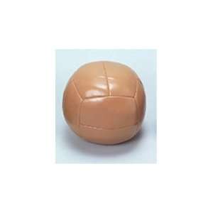  11 lbs. Tan Synthetic Leather Medicine Ball Sports 