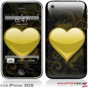 iPhone 3GS Skin and Screen Protector Kit  Glass Heart 