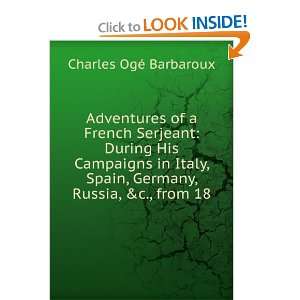   Spain, Germany, Russia, &c., from 18 Charles OgÃ© Barbaroux Books
