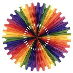  Rainbow Tissue Fan (1) Party Supplies Toys & Games