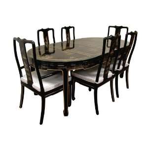  Fine Asian Style Dining Room Furniture   82 Ming Black 