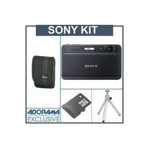  Sony Cyber Shot TX55 Digital Camera Kit   Black   with 8GB 