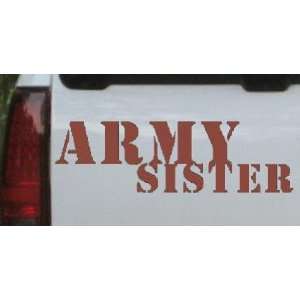 Brown 46in X 14.4in    Army Sister Military Car Window Wall Laptop 