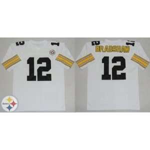  Pittsburgh Steelers #12 Terry Bradshaw White Jersey 