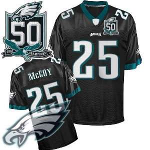 Philadelphia Eagles #25 LeSean McCoy Jersey Black Authentic Football 