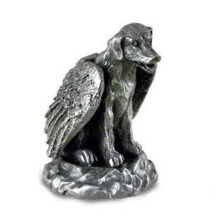 Pewter Angel Labrador Retriever Lab Dog Figurine Statue