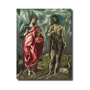   Evangelist And St John The Baptist 160510 Giclee Print