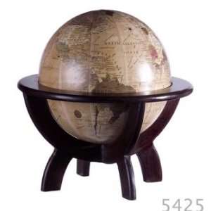  Geography Skills With The Desk Globe On Wood Stand