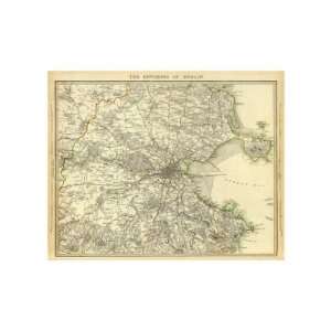  Dublin Environs, c.1837 Giclee Poster Print, 14x12