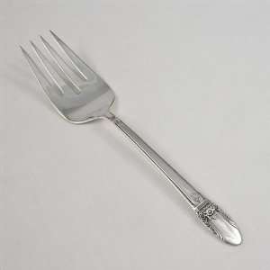  First Love by 1847 Rogers, Silverplate Cold Meat Fork 