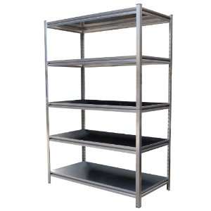 Vestil LWSS 1848 Light Weight Solid Rivet Shelving with 5 Adjustable 