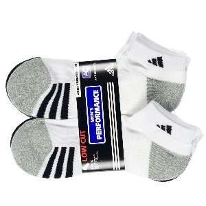  Adidas Mens Sport Low Cut Performance Sock (Pack of 6 