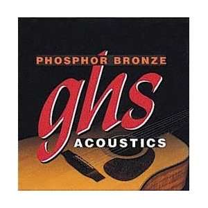  GHS S335 Medium Phosphor Bronze Acoustic Guitar Strings 