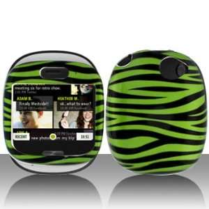 Sharp Kin 1 Cell Phone Green Zebra Protective Case Faceplate Cover