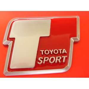  TRD Toyoyta Sport JDM T Flag Emblem Automotive