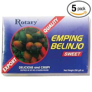 Rotary Sweet Padi Oats   Raw (Emping Manis), 8 Ounce (Pack of 5 