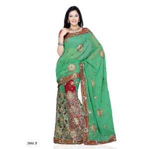  Exclusive Georgette Fabric Lehenga Style Saree Everything 
